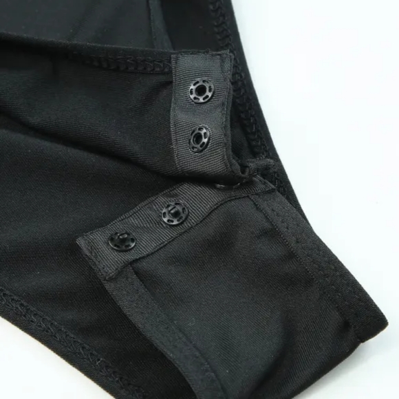 Fierce Black Rhinestone Bodysuit - Picture 7 of 12